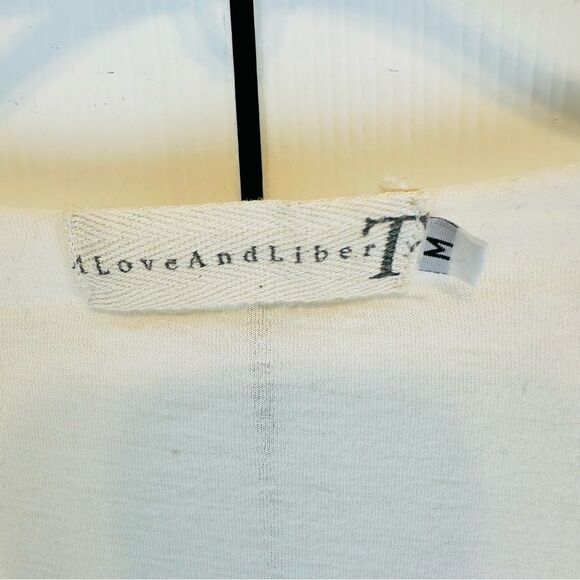 Johnny Was 4 Love And Liberty Floral Lace Cream Tiered Boho Top - Picture 7 of 7